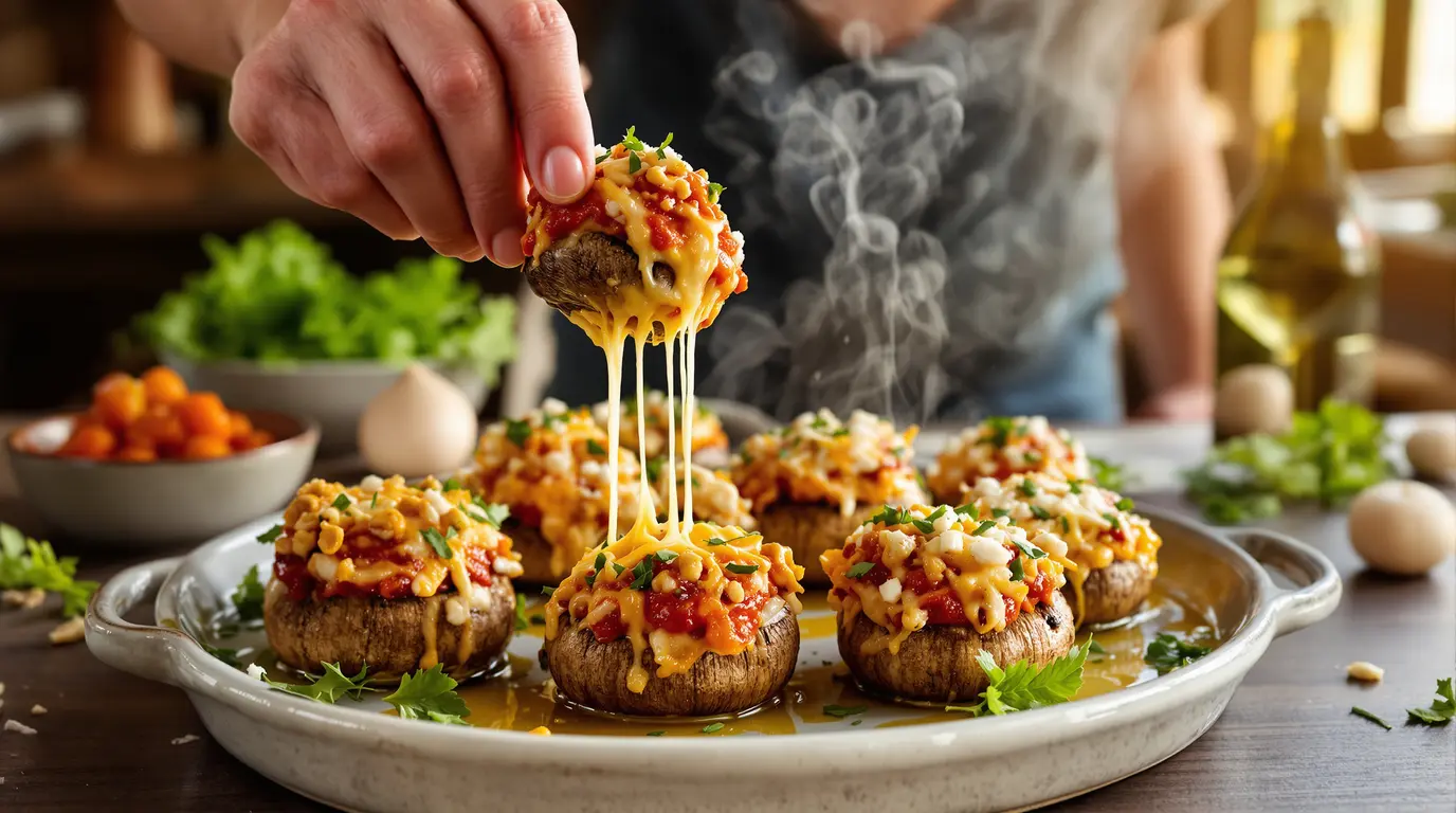 « Je n'achète plus de feuilletés » : j'ai transformé des champignons en bouchées apéro en 10 minutes « Je n'achète plus de feuilletés » : j'ai transformé des champignons en bouchées apéro en 10 minutes