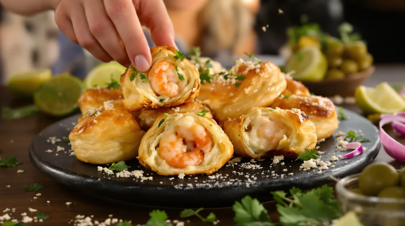 « À l’apéro, tout le monde m’a réclamé la recette » : ces bouchées croustillantes aux crevettes font un véritable carton « À l’apéro, tout le monde m’a réclamé la recette » : ces bouchées croustillantes aux crevettes font un véritable carton
