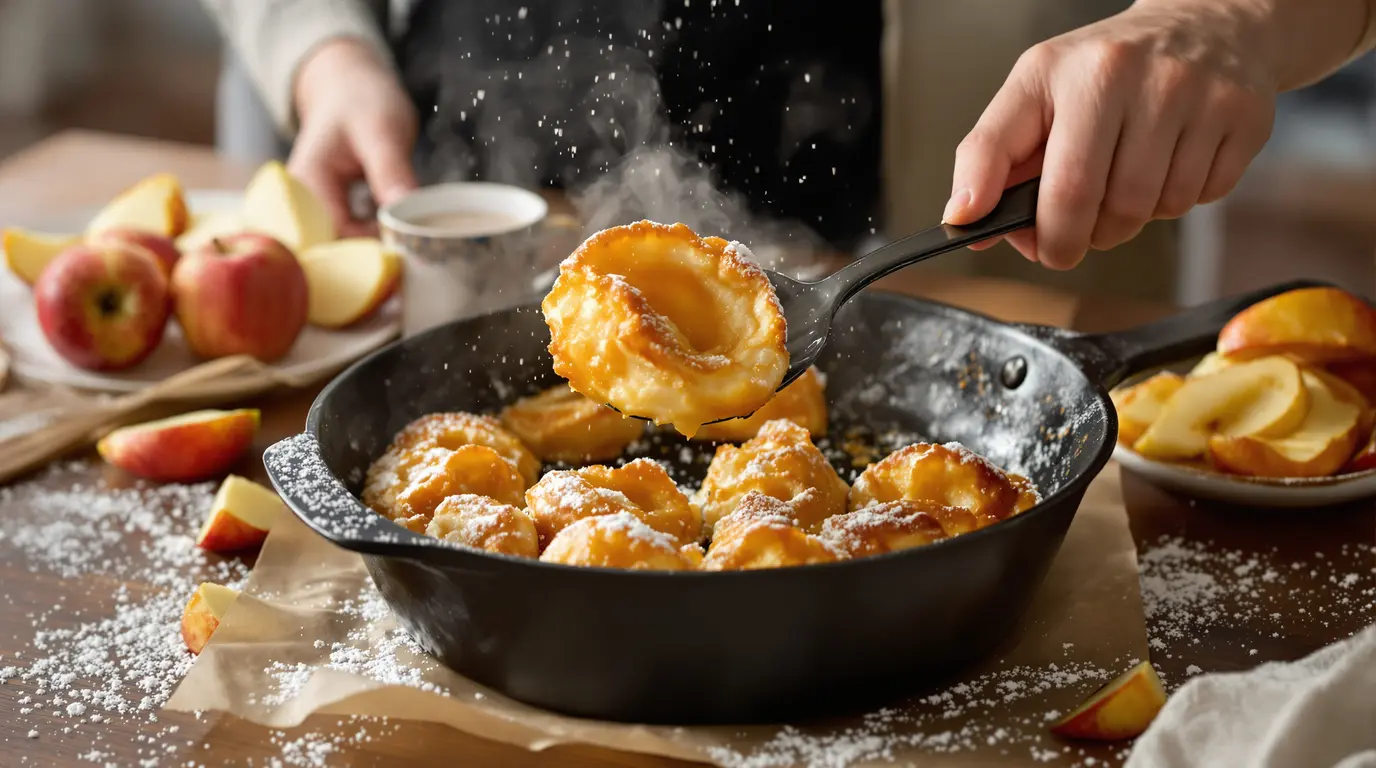 Mardi Gras : la recette ultra facile de ma belle-mère pâtissière pour des beignets aux pommes ultra aériens et savoureux Mardi Gras : la recette ultra facile de ma belle-mère pâtissière pour des beignets aux pommes ultra aériens et savoureux